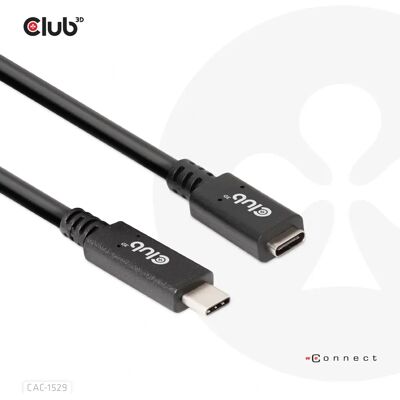 Club 3D CAC-1529 USB-Kabel - 4K60Hz, 60W, Reversibles USB-C Club 3D CAC-1529 USB-Kabel - 4K60Hz, 60W, Reversibles USB-C