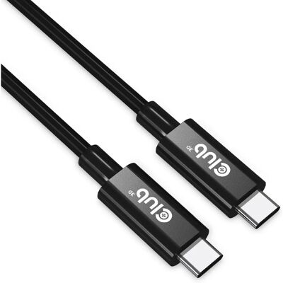 Club 3D USB4 Gen3x2 Type-C Kaapeli - 8K60Hz, 40Gbps, 240W - 3m Club 3D USB4 Gen3x2 Type-C Kaapeli - 8K60Hz, 40Gbps, 240W - 3m