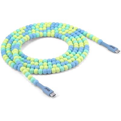 Club 3D USB-C Perlen-Kabel - 60W 480Mbps 2M Club 3D USB-C Perlen-Kabel - 60W 480Mbps 2M