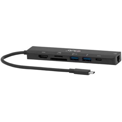 Club 3D CSV-2553 Schnittstellen-Hub - USB Typ-C - Schwarz Club 3D CSV-2553 Schnittstellen-Hub - USB Typ-C - Schwarz