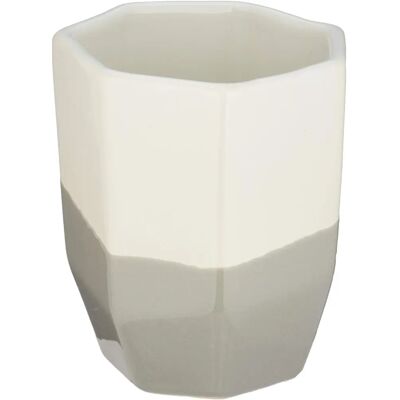 TAK Design Geo Dip Mug - Earthenware - Gris TAK Design Geo Dip Mug - Earthenware - Gris