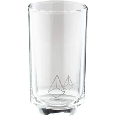 Verre à eau TAK Design Diamant Haut - Argent 12,5cm Verre à eau TAK Design Diamant Haut - Argent 12,5cm