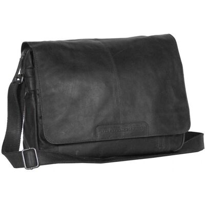 Sac messager en cuir ciré Chesterfield - 15,4 pouces - Publicité Sac messager en cuir ciré Chesterfield - 15,4 pouces - Publicité