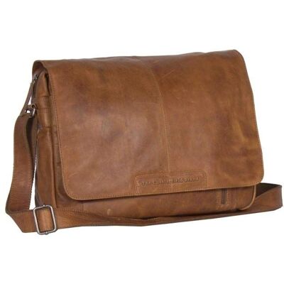 The Chesterfield Brand Wachsleder Messenger-Tasche - Laptop 15,4 Zoll - Braun The Chesterfield Brand Wachsleder Messenger-Tasche - Laptop 15,4 Zoll - Braun