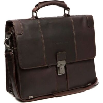 Chesterfield Braune Ledertasche - Notebooktasche Chesterfield Braune Ledertasche - Notebooktasche