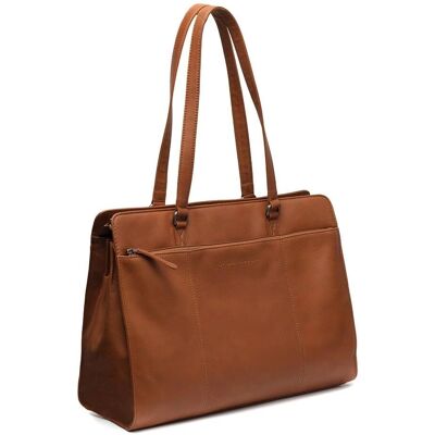 Chesterfield Fidenza Schultertasche Leder - 15 Zoll Laptop - braun Chesterfield Fidenza Schultertasche Leder - 15 Zoll Laptop - braun
