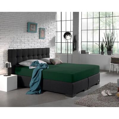 Dreamhouse Jersey Pasowany Frot - Zielony Botaniczny - Prześcieradło Dreamhouse Jersey Pasowany Frot - Zielony Botaniczny - Prześcieradło