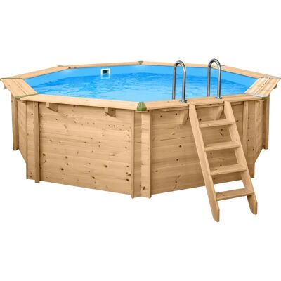 Interline Java Achteck Holzpool - Schwimmbecken Interline Java Achteck Holzpool - Schwimmbecken