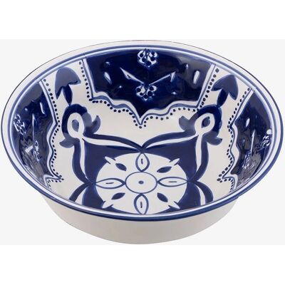 Homeroom Blue Fond Salatskål ø 25 cm - Hvit - Serverings- & salatskåler Homeroom Blue Fond Salatskål ø 25 cm - Hvit - Serverings- & salatskåler