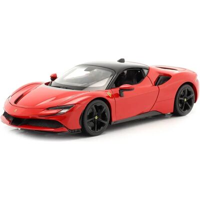 Bburago Ferrari Sf90 Stradale Hybrid 1/18 - Miniaturowy samochód Bburago Ferrari Sf90 Stradale Hybrid 1/18 - Miniaturowy samochód
