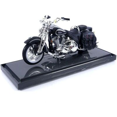 Harley-Davidson FLSTS Heritage Softail Springer - Moto miniature 1/18 - Publicité Harley-Davidson FLSTS Heritage Softail Springer - Moto miniature 1/18 - Publicité