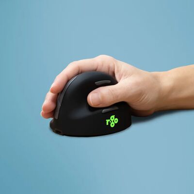 R-Go Tools RGOHBRSWLBL Maus - Ergonomischer Vertikal, Kabellos Bluetooth, 2400 DPI, Klein, Rechtshänder - Büro Maus R-Go Tools RGOHBRSWLBL Maus - Ergonomischer Vertikal, Kabellos Bluetooth, 2400 DPI, Klein, Rechtshänder - Büro Maus