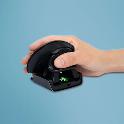 R-Go Tools Ambidextrous Ergonomic Mouse Twister - Vertical - Wireless & Wired - 2400 DPI R-Go Tools Ambidextrous Ergonomic Mouse Twister - Vertical - Wireless & Wired - 2400 DPI