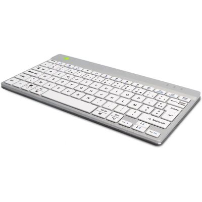 R-Go Tools RGOCOFRWLWH Tastatur - Kompakt, Drahtlos, AZERTY - Weiß R-Go Tools RGOCOFRWLWH Tastatur - Kompakt, Drahtlos, AZERTY - Weiß