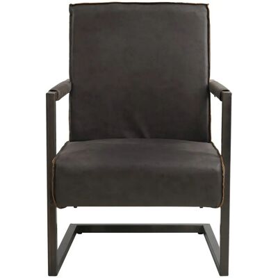 MID.YOU Sessel - Textil, Leder, Anthrazit - Armchair MID.YOU Sessel - Textil, Leder, Anthrazit - Armchair