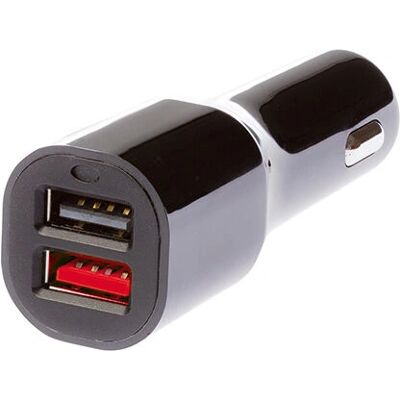 Grixx GROCFCHDUSB01 - USB-Autolader für Smartphone, Tablet - Schwarz Grixx GROCFCHDUSB01 - USB-Autolader für Smartphone, Tablet - Schwarz
