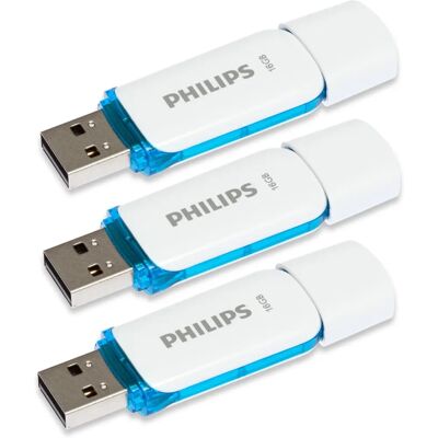 Philips Snow 16GB USB Flash Drive - USB 2.0 Philips Snow 16GB USB Flash Drive - USB 2.0
