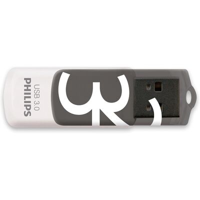 Philips Vivid USB Flash Drive - 32GB, Szary - Urządzenie do przechowywania danych Philips Vivid USB Flash Drive - 32GB, Szary - Urządzenie do przechowywania danych