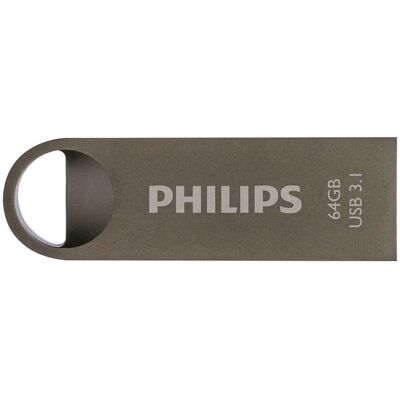 Philips Moon Édition 64GB Clé USB - USB 3.1 - Publicité Philips Moon Édition 64GB Clé USB - USB 3.1 - Publicité