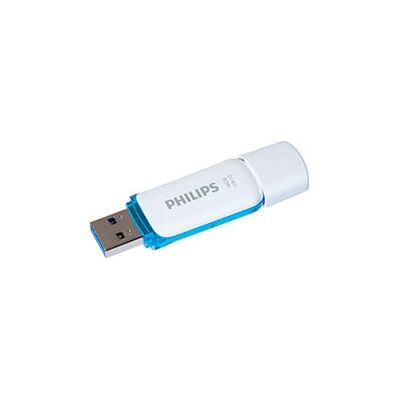 Clé USB Édition Neige Philips 16GB - Blanc & Bleu - Publicité Clé USB Édition Neige Philips 16GB - Blanc & Bleu - Publicité