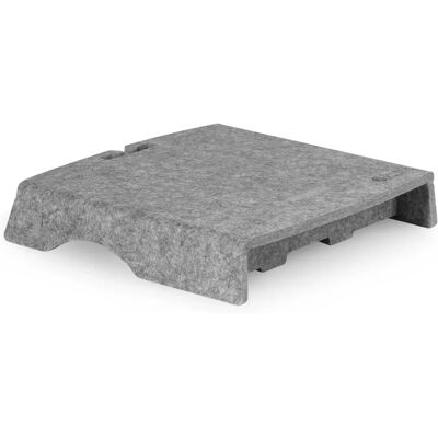 BakkerElkhuizen Q-Riser 50 Circular - Support Moniteur, Gris BakkerElkhuizen Q-Riser 50 Circular - Support Moniteur, Gris