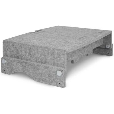 Support d'écran Bakker Elkhuizen Q-riser 110 - Réglable en hauteur - Gris - Publicité Support d'écran Bakker Elkhuizen Q-riser 110 - Réglable en hauteur - Gris - Publicité