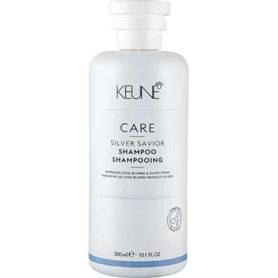 Keune Care Silver Savior Shampoo - Neutralise les Tons Jaunes - 300ml - Publicité Keune Care Silver Savior Shampoo - Neutralise les Tons Jaunes - 300ml - Publicité