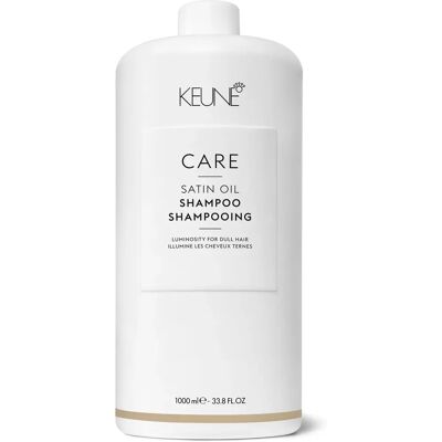 Keune Care Satin Oil Shampoo - Douceur & Brillance - 1000ml - Publicité Keune Care Satin Oil Shampoo - Douceur & Brillance - 1000ml - Publicité