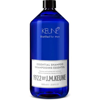 Keune Men Essential Shampoo - 2-in-1 Haar & Lichaam 1000ml Keune Men Essential Shampoo - 2-in-1 Haar & Lichaam 1000ml