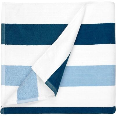 The One Strandhåndklæde navy blue/light blue TH1090 The One Strandhåndklæde navy blue/light blue TH1090