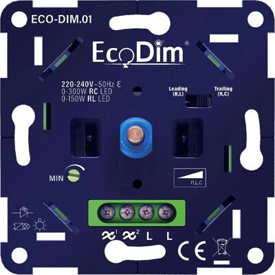 Ecodim Variateur LED - Contrôle de phase 0-300W - Universel - Publicité Ecodim Variateur LED - Contrôle de phase 0-300W - Universel - Publicité