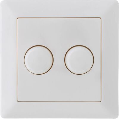 EcoDim ED-10005 Weiß Duo-Dimmerknopf - Dimmer-Schalter EcoDim ED-10005 Weiß Duo-Dimmerknopf - Dimmer-Schalter