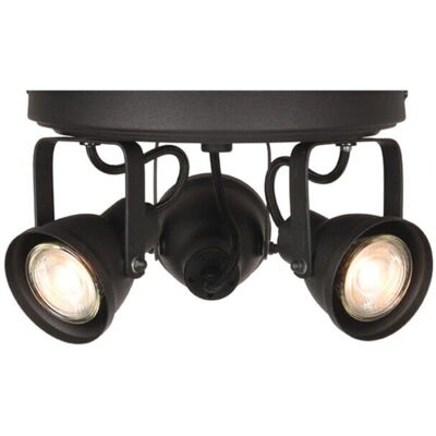 LABEL51 Max LED Spots - Zwart - Metaal - 3 Lichten LABEL51 Max LED Spots - Zwart - Metaal - 3 Lichten