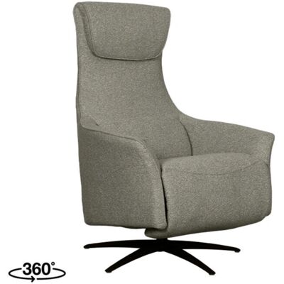 LABEL51 Lund - Truffelgrijs - Bouclé - One Size - Fauteuil LABEL51 Lund - Truffelgrijs - Bouclé - One Size - Fauteuil