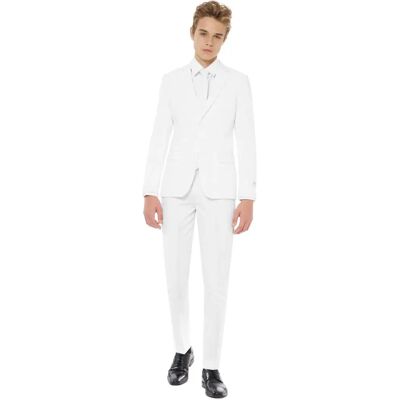 Opposuits Weißer Ritter Anzug - Slim Fit Opposuits Weißer Ritter Anzug - Slim Fit