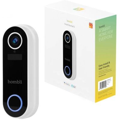 Hombli Hombli Smart Doorbell 2 - Černá, Bílá - Zvonek sada Hombli Hombli Smart Doorbell 2 - Černá, Bílá - Zvonek sada