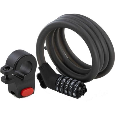 Serratura per KickScooter Segway - Codice a 5 cifre - Nero Serratura per KickScooter Segway - Codice a 5 cifre - Nero