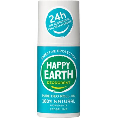 Déodorant Naturel Cedar Lime Happy Earth - Publicité Déodorant Naturel Cedar Lime Happy Earth - Publicité