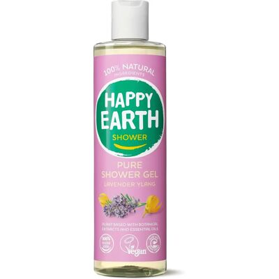 Happy Earth Gel Douche Naturel Lavande Ylang - Gel Douche - Publicité Happy Earth Gel Douche Naturel Lavande Ylang - Gel Douche - Publicité