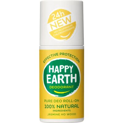 Happy Earth Jasmine Ho Wood Déodorant Naturel - Déodorant - Publicité Happy Earth Jasmine Ho Wood Déodorant Naturel - Déodorant - Publicité