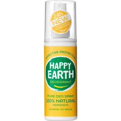 Spray Déodorant Jasmin Ho Wood - Produit Naturel - Publicité Spray Déodorant Jasmin Ho Wood - Produit Naturel - Publicité