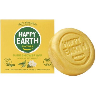 Barre de douche bois et jasmin Happy Earth - Douche - Publicité Barre de douche bois et jasmin Happy Earth - Douche - Publicité