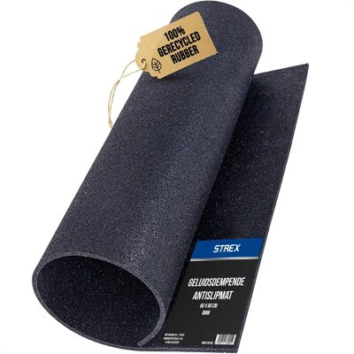 Strex Anti Trillingsmat - 60 x 60 CM - Geluidsdempende Antislip Mat - Trillingsdemper - Rubber Mat Strex Anti Trillingsmat - 60 x 60 CM - Geluidsdempende Antislip Mat - Trillingsdemper - Rubber Mat