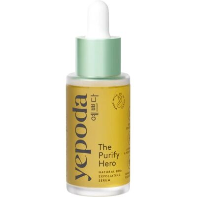 Yepoda The Purify Hero Sérum Exfoliant Naturel - 30ml - Publicité Yepoda The Purify Hero Sérum Exfoliant Naturel - 30ml - Publicité