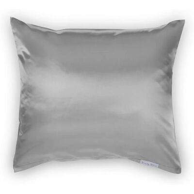 Beauty Pillow Zilveren Satijn Anti-Age Kussenhoes - Kussenhoes Beauty Pillow Zilveren Satijn Anti-Age Kussenhoes - Kussenhoes