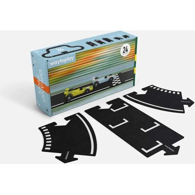 Circuit de voiture flexible Waytoplay 3524GP - 24 pièces - Jeu pour enfants - Publicité Circuit de voiture flexible Waytoplay 3524GP - 24 pièces - Jeu pour enfants - Publicité
