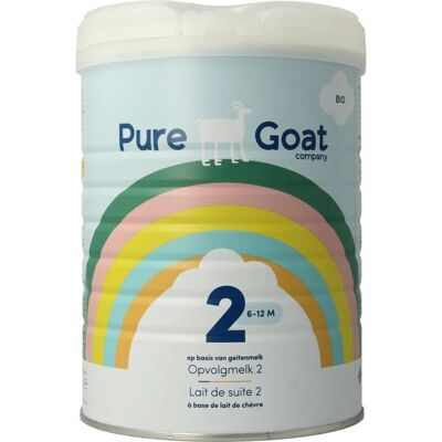Lait de suite bio Pure Goat Company 2 - Bébé 6-12 mois Lait de suite bio Pure Goat Company 2 - Bébé 6-12 mois