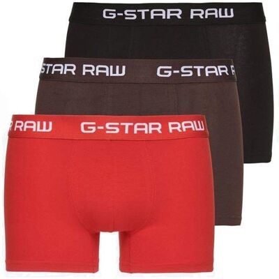 G-Star D05095-2058-8527 - Cuecas de algodão - Preto, Vermelho, Marrom G-Star D05095-2058-8527 - Cuecas de algodão - Preto, Vermelho, Marrom