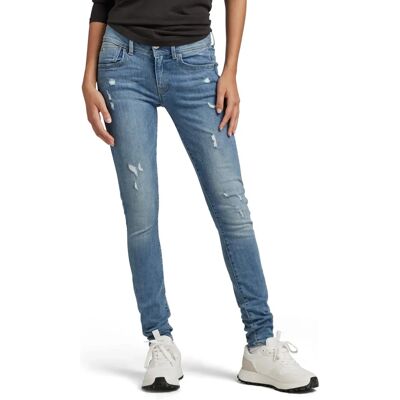 G-Star Raw Femmes Lynn D-Mid Taille Super Skinny Jeans - Bleu G-Star Raw Femmes Lynn D-Mid Taille Super Skinny Jeans - Bleu