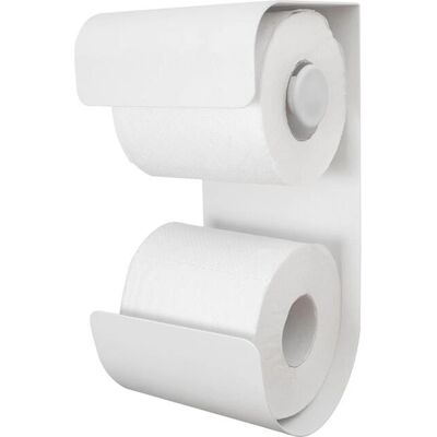 Sealskin 362471810 Support mural pour papier toilette - Double - Blanc mat Sealskin 362471810 Support mural pour papier toilette - Double - Blanc mat